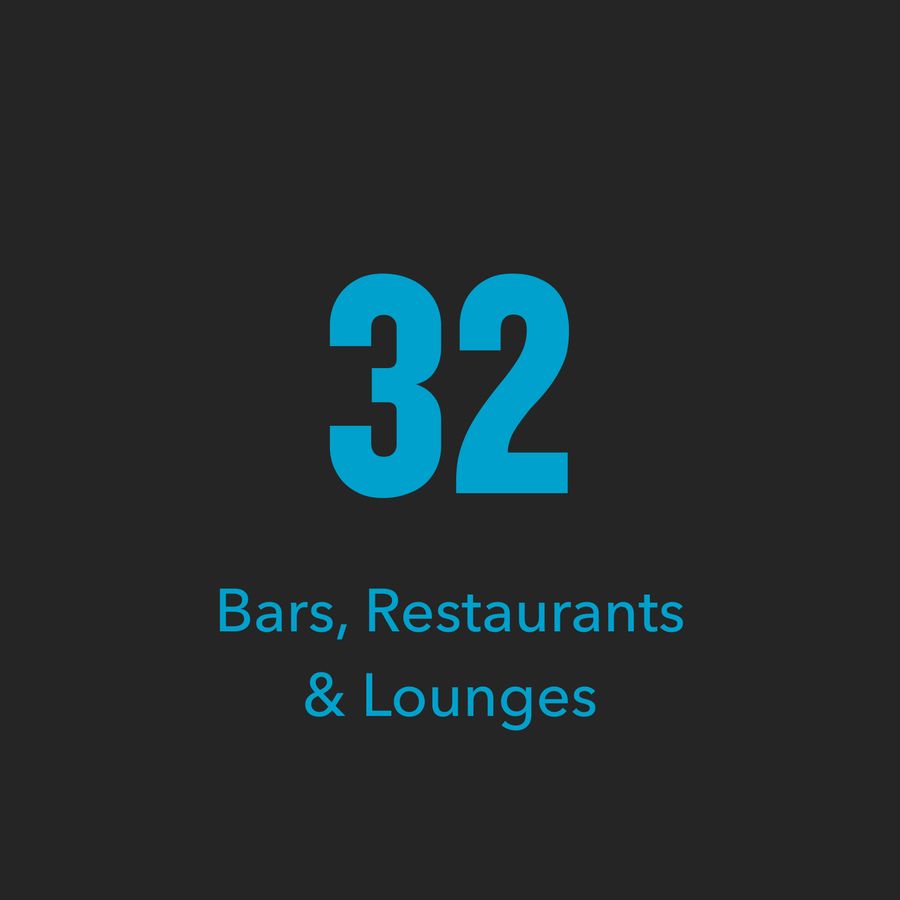 32 Bars, Restaurants & Lounges